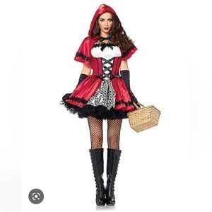 Gothic Little Red Riding Hood costume - ships in 24 hours!